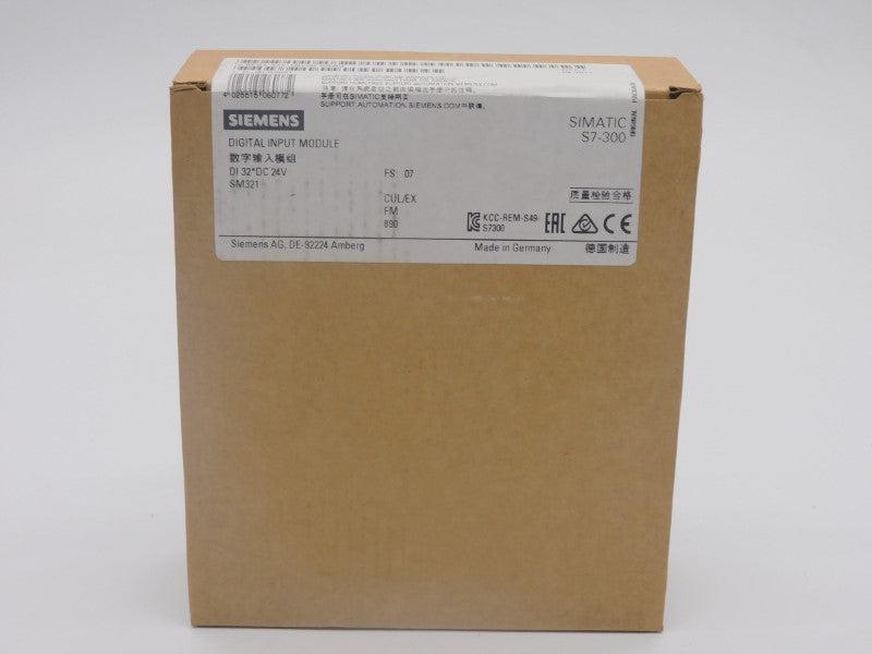 SIEMENS 6ES7321-1BL00-0AA0 F/W 07 24VDC NSFS