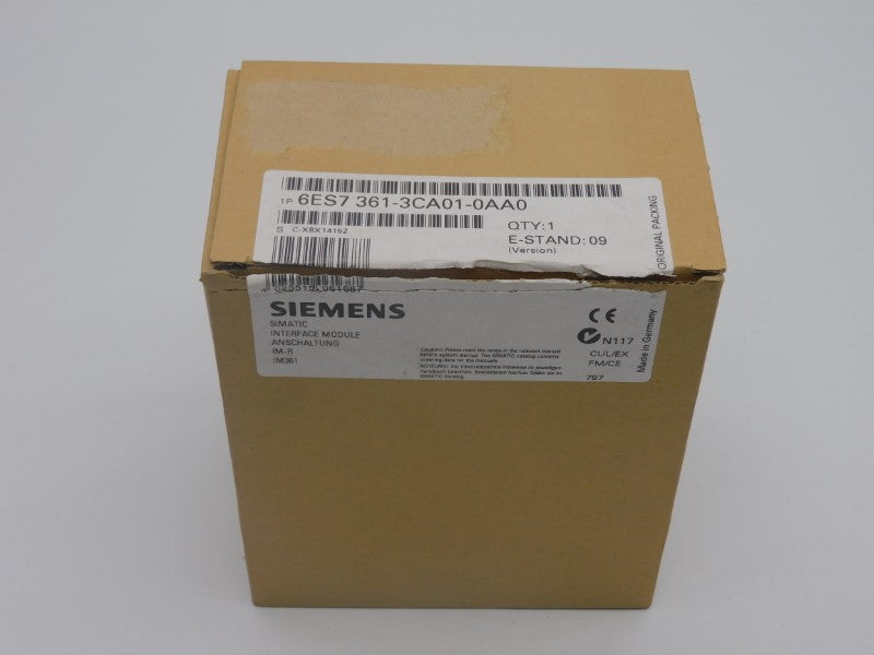 SIEMENS 6ES7361-3CA01-0AA0 VER. 09 5VDC NSMP