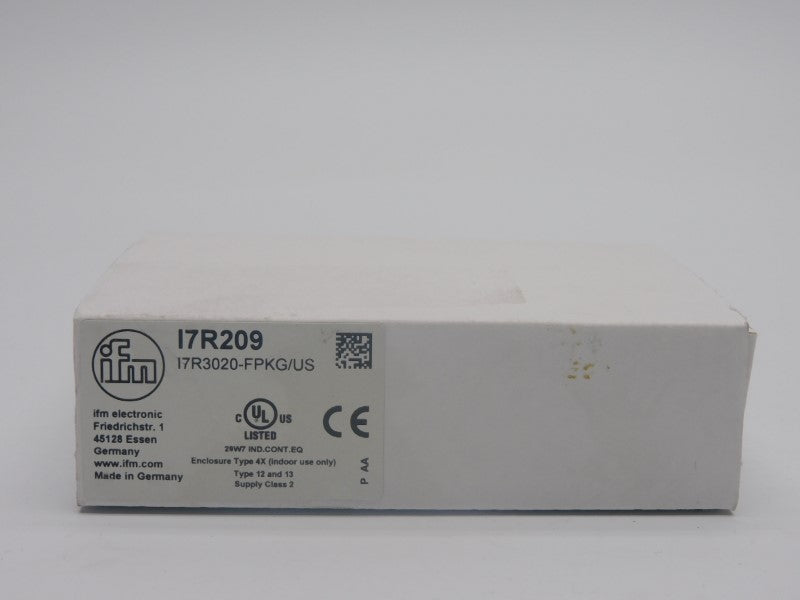 IFM EFECTOR I7R3020-FPKG/US I7R209 10-35VDC NSMP