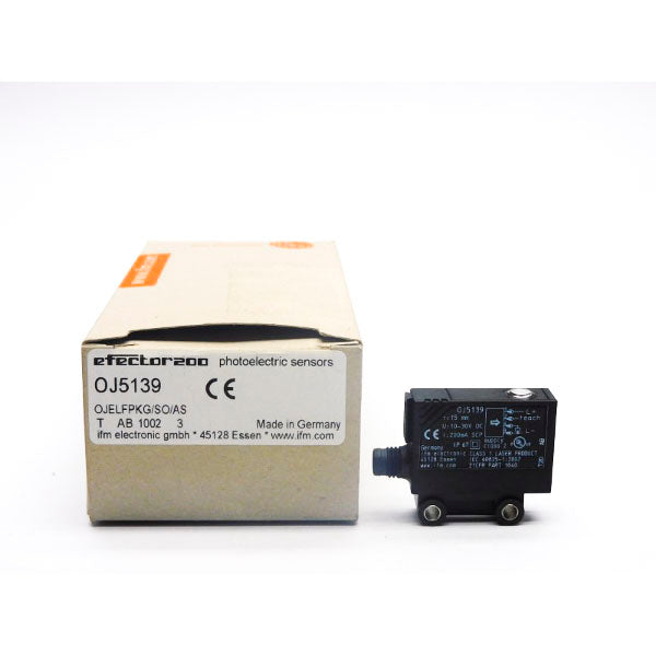 IFM EFECTOR OJELFPKG/SO/AS OJ5139 10-30VDC NSMP