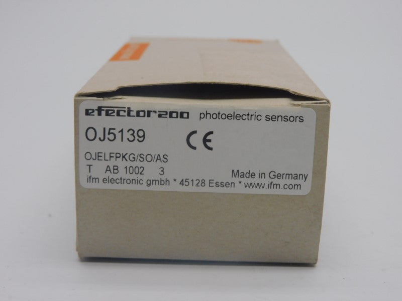 IFM EFECTOR OJELFPKG/SO/AS OJ5139 10-30VDC NSMP