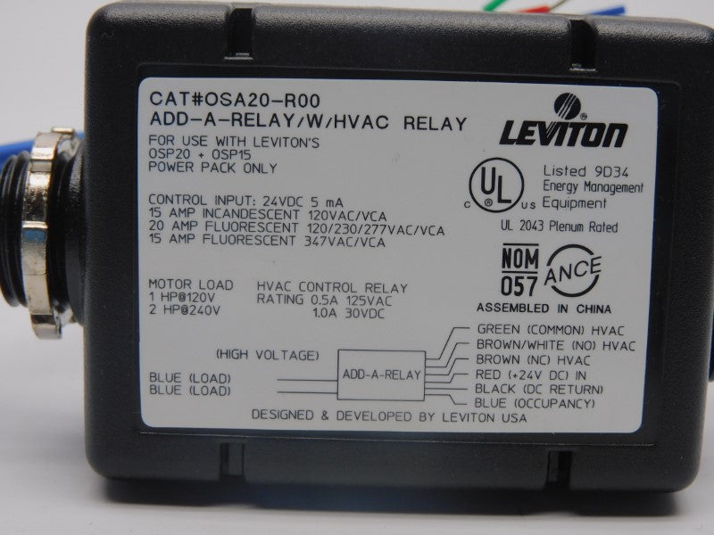 LEVITON OSA20-R00 24VDC 20A NSMP