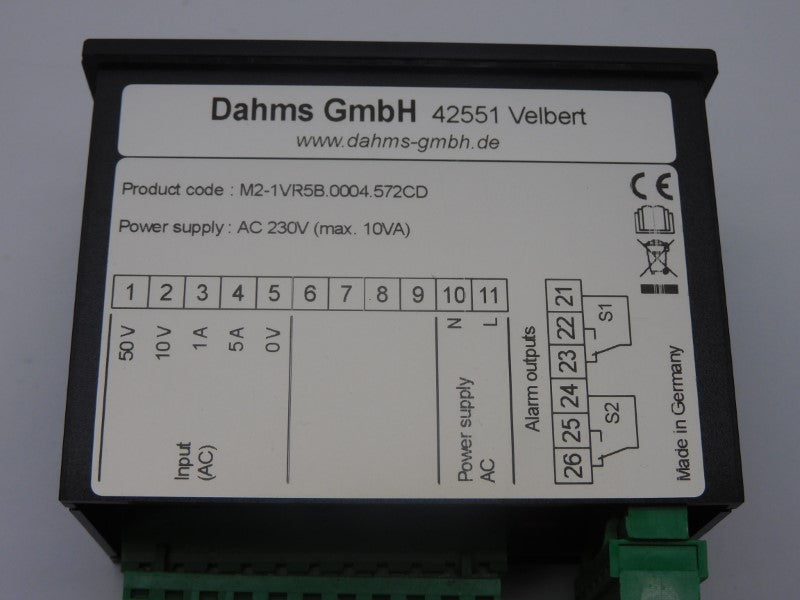 DAHMS GMBH M2-1VR5B.0004.572CD 230VAC 5A NSMP