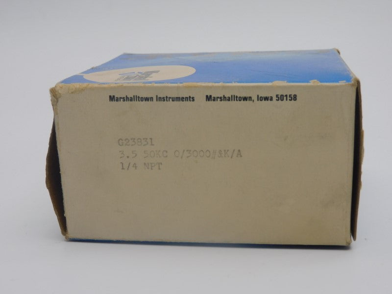 MARSHALLTOWN INSTRUMENTS G23831 0/3000PSI NSMP
