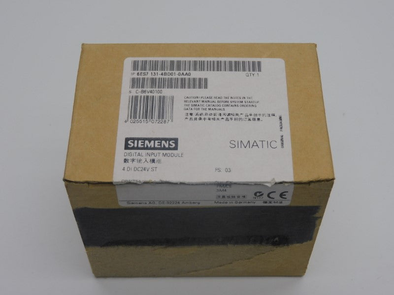 SIEMENS 6ES7131-4BD01-0AA0 F/W 03 24VDC (PKG OF 5) NSMP