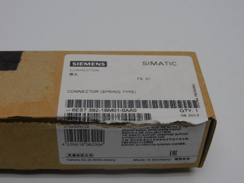 SIEMENS 6ES7392-1BM01-0AA0 F/W 01 NSMP