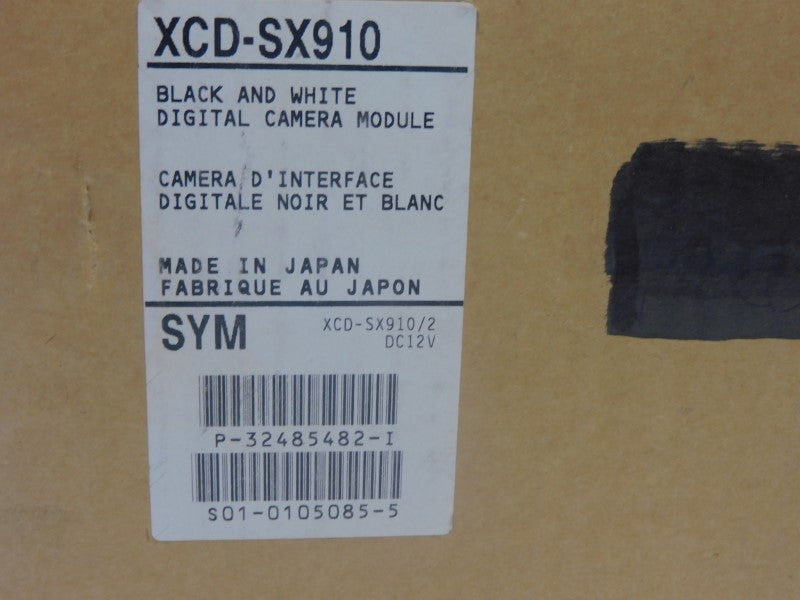 SONY XCD-SX910 8-30VDC (AS PICTURED) NSMP