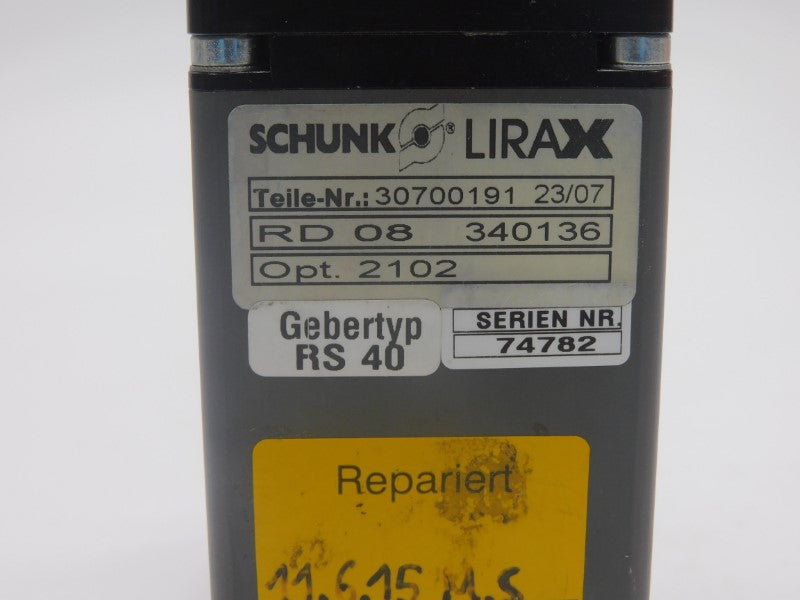 SCHUNK RD08340136 3070019123/07 UNMP