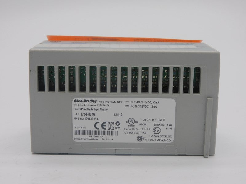 ALLEN BRADLEY 1794-IB16 SER.  A 10-31.2VDC NSNP