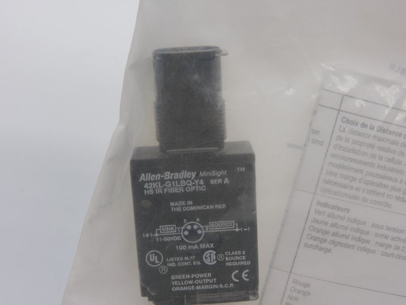 ALLEN BRADLEY 42KL-G1LBQ-Y4 SER. A 11-30VDC NSMP