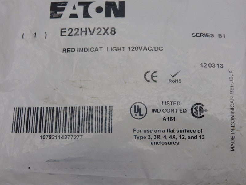 EATON E22HV2X8 SER. B1 120VAC/DC NSMP