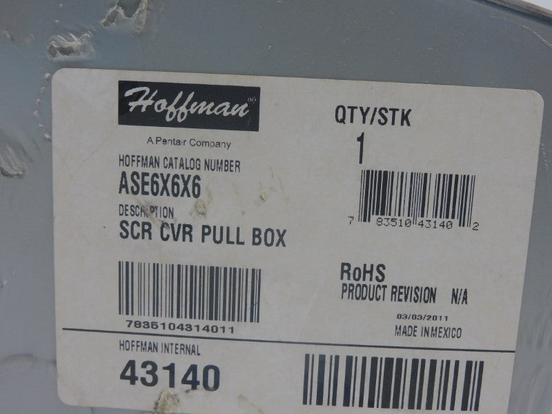 HOFFMAN ASE6X6X6 NSMP