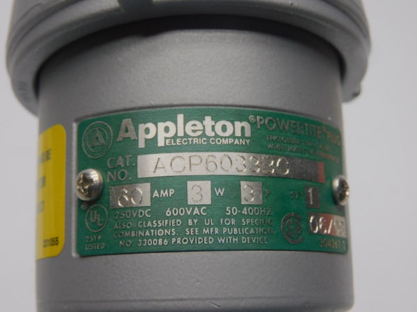 APPLETON ACP6033BC 600VAC 60A NSMP