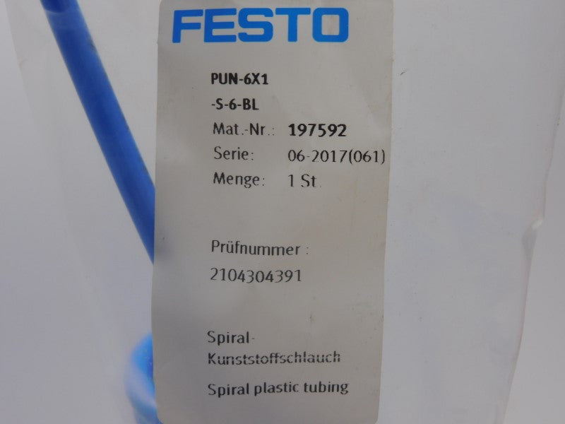 FESTO PUN-6X1-S-6-BL 197592 NSMP