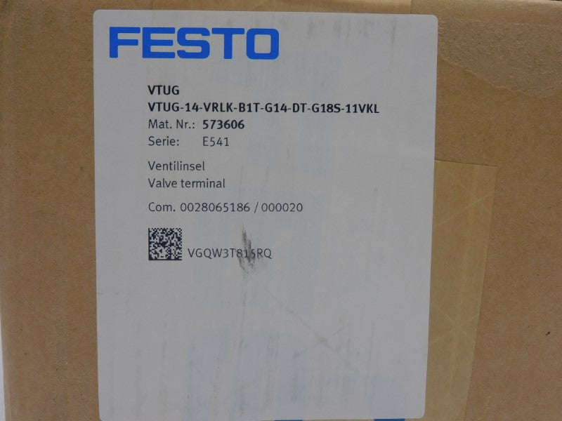 FESTO VTUG-14-VRLK-B1T-G14-DT-G18S-11VKL 573606 NSFS