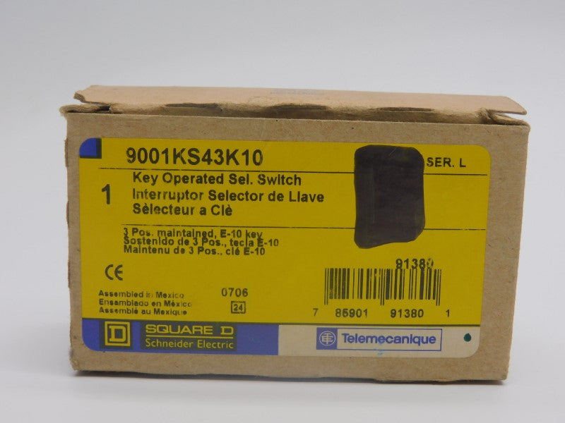 SQUARE D 9001KS43K10 SER. L (NO KEY) NSMP