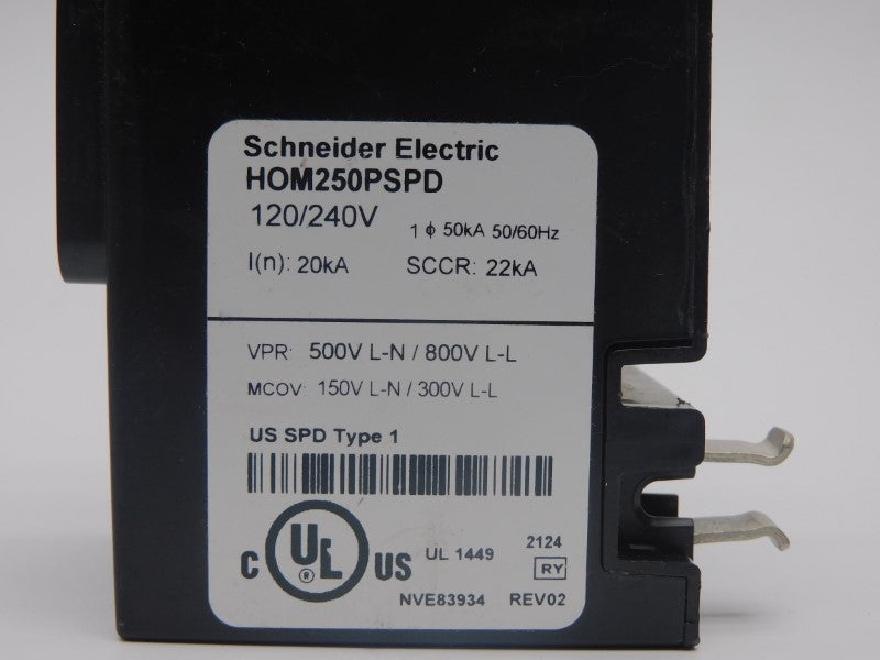 SQUARE D HOM250PSPD 120/240V REV. 02 NSNP