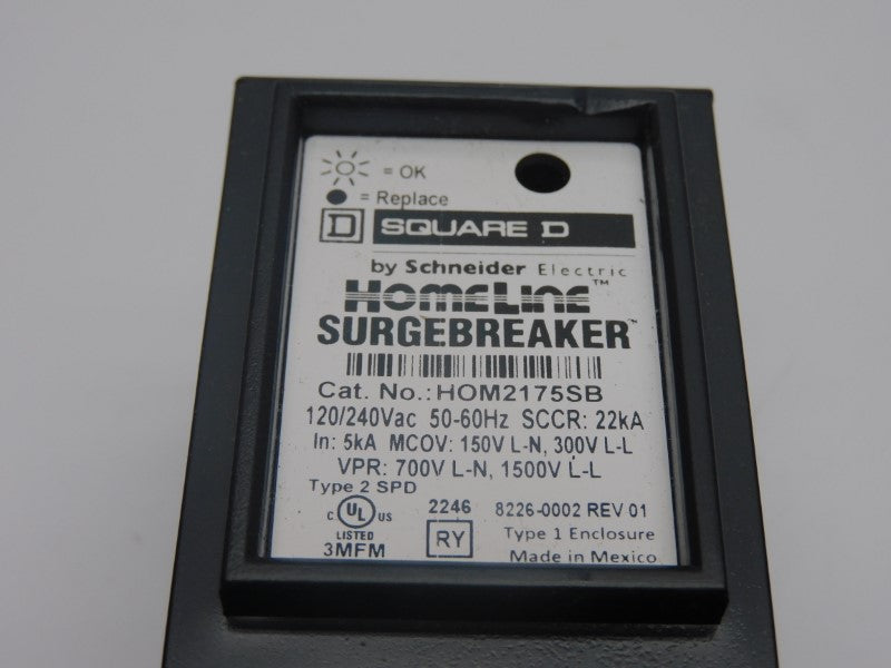 SQUARE D HOM2175SB 120/240VAC REV. 01 NSNP
