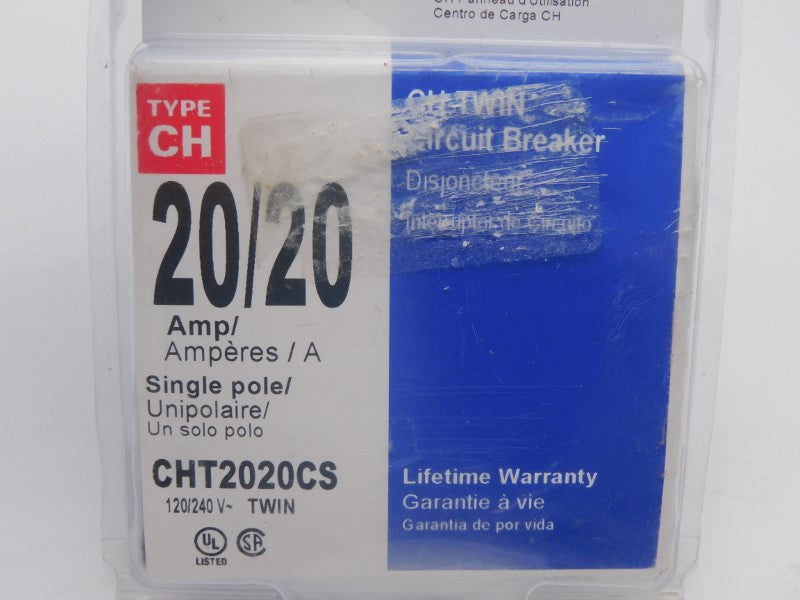 EATON CHT2020CS 120/240V 20/20A NSMP