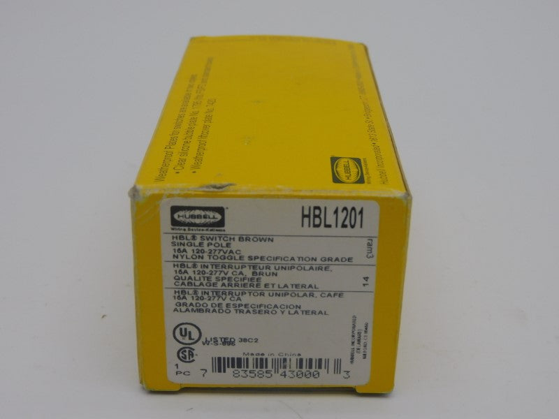 HUBBELL HBL1201 120-277VAC 15A NSMP