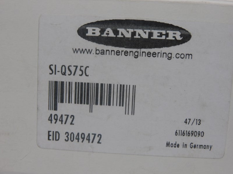BANNER ENGINEERING SI-QS75C 49472 500VAC 10A NSMP