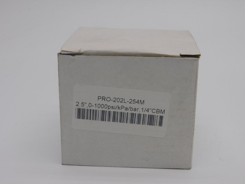 GAUGE PRO-202L-254M 0-1000PSI NSMP
