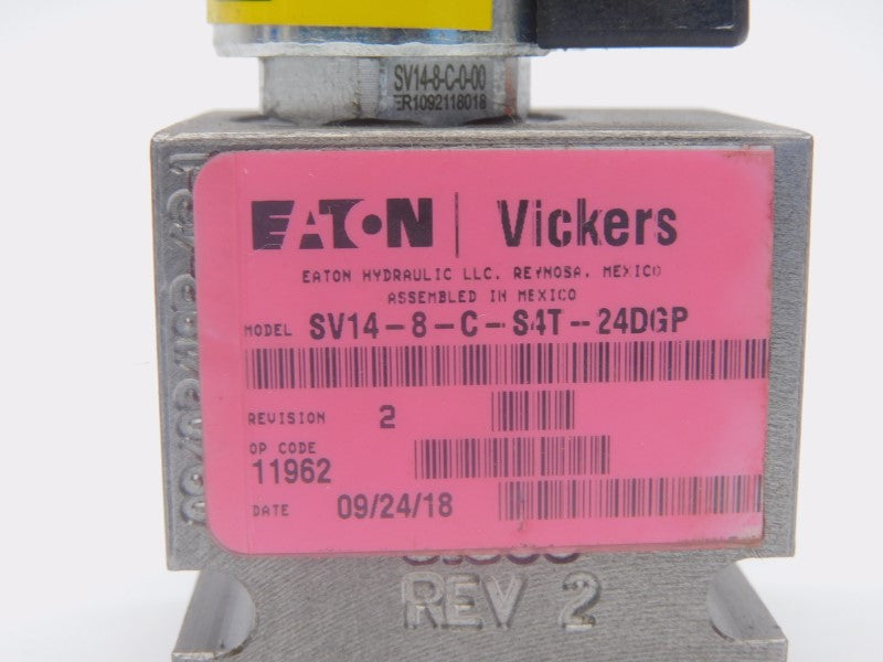 EATON VICKER SV148CS4T24DGP 24VDC NSNP
