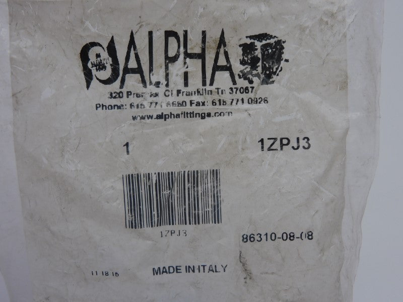 ALPHA 86310-08-08 1ZPJ3 NSMP