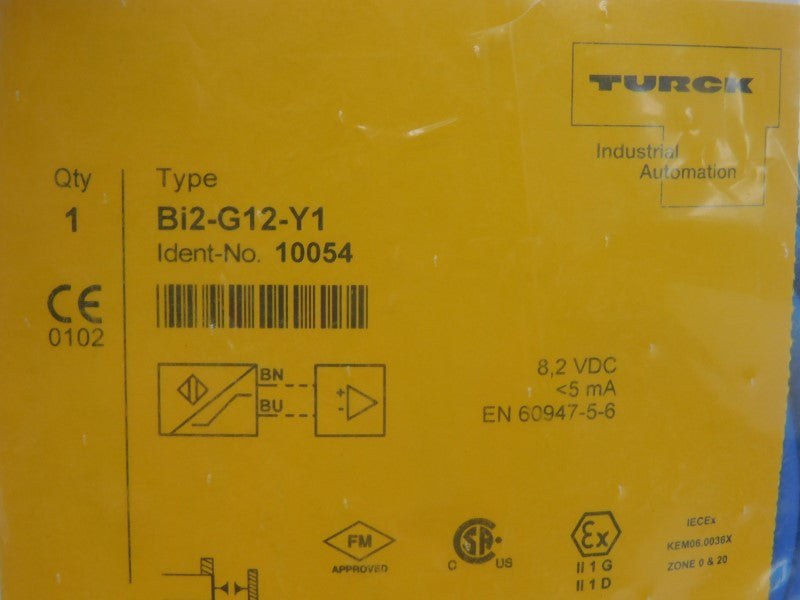 TURCK BI2-G12-Y1 10054 8.2VDC NSMP