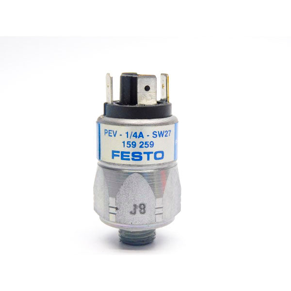 FESTO PEV-1/4A-SW27 159259 250VAC 15-145PSI UNMP