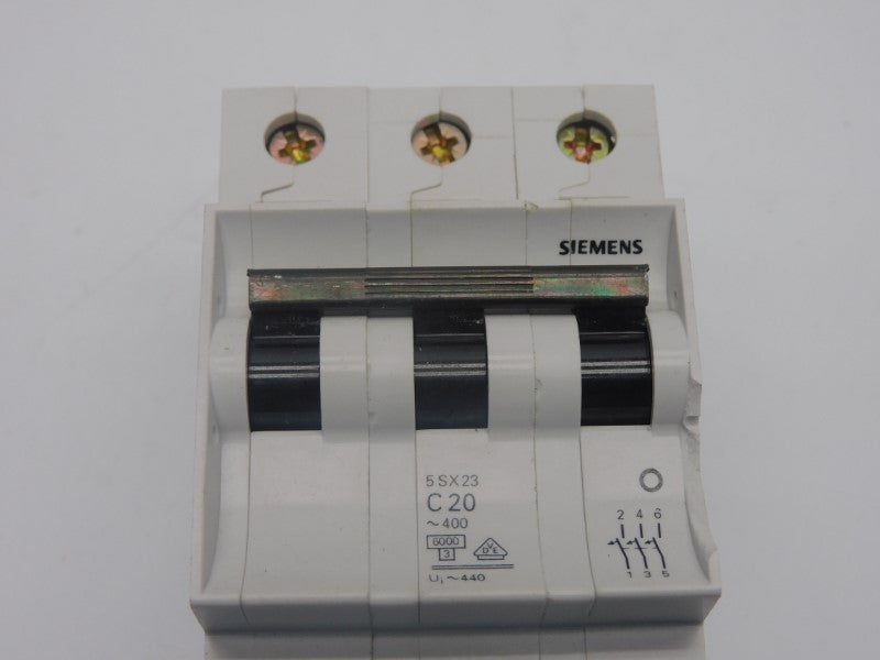 SIEMENS 5SX2320-7 380/415V 20A (AS PICTURED) NSMP