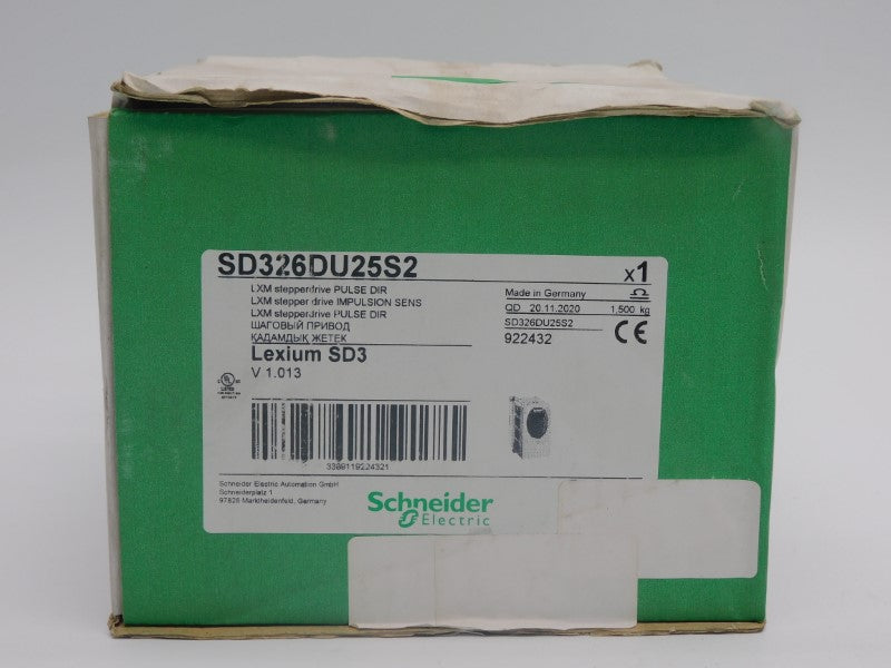 SCHNEIDER ELECTRIC SD326DU25S2 115/230VAC VER. 1.013 NSMP
