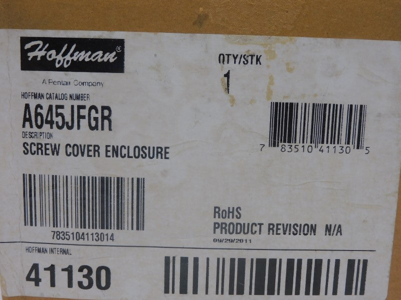 HOFFMAN A645JFGR NSMP