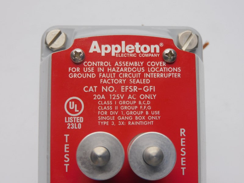 APPLETON EFSRGFI 125VAC 20A NSMP