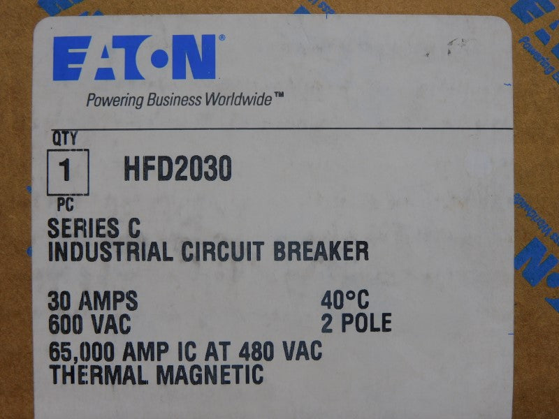 EATON HFD2030 SER. C 600VAC 30A NSMP