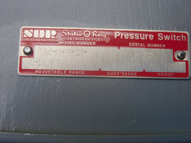 SOR 66V1-K5-M9-C1A 20-180PSI NSNP