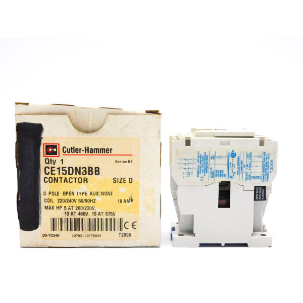 CUTLER HAMMER CE15DN3BB SER. B1 220/240V 18A NSMP