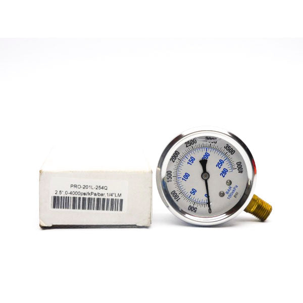 GAUGE PRO-201L-254Q 0-4000PSI NSMP