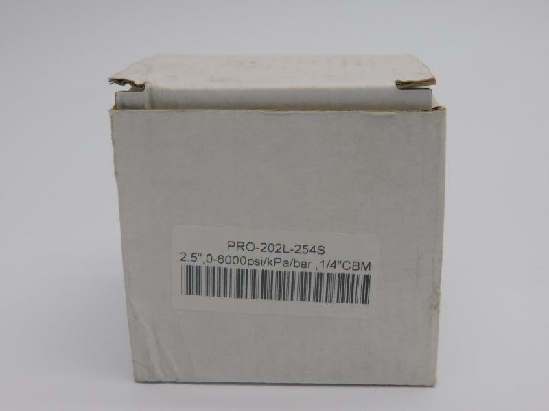 GAUGE PRO-202L-254S 0-6000PSI NSMP