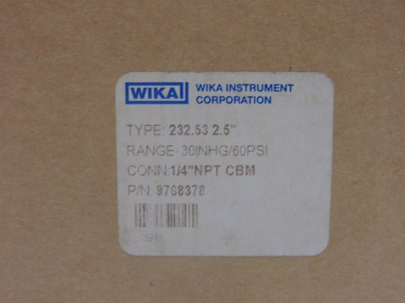 WIKA 9768378 60PSI NSMP