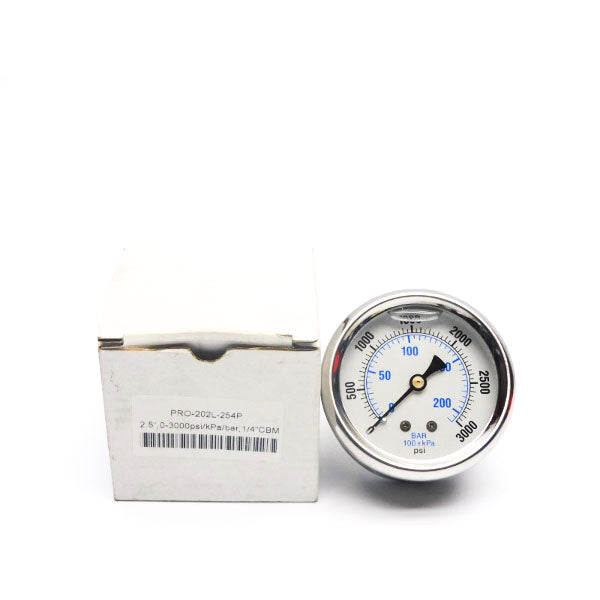 GAUGE PRO-202L-254P 0-3000PSI NSMP