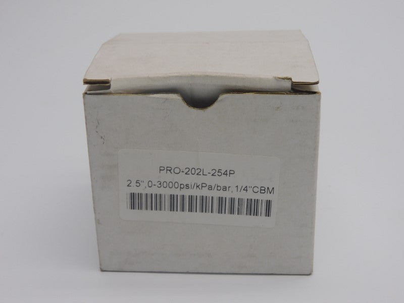 GAUGE PRO-202L-254P 0-3000PSI NSMP