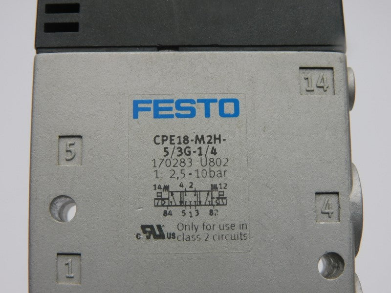 FESTO CPE18-M2H-5/3G-1/4 170283 99-132VAC NSNP