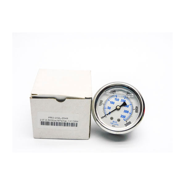 GAUGE PRO-202L-254R 0-5000PSI NSMP