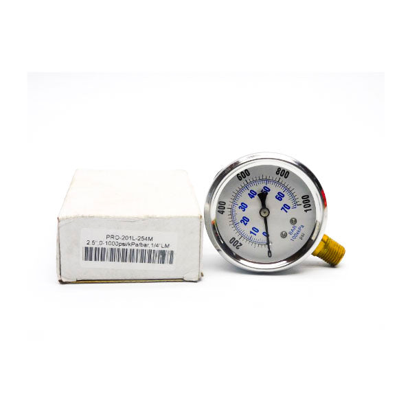 GAUGE PRO-201L-254M 0-1000PSI NSMP