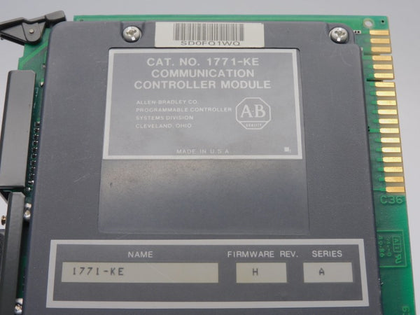 ALLEN BRADLEY 1771-KE SER. A F/W H UNMP