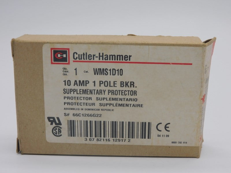 CUTLER HAMMER WMS1D10 240V 10A NSMP