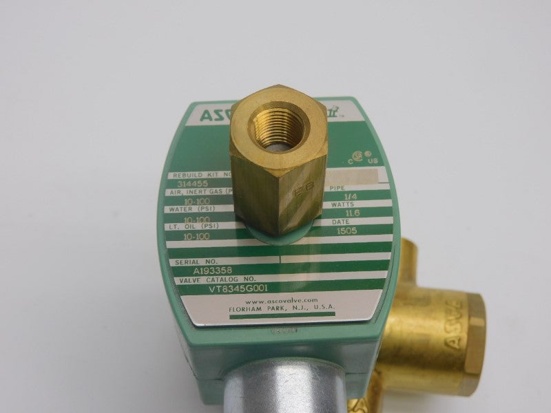 ASCO VT8345G001 24VDC 10-100PSI 1/4" NSNP