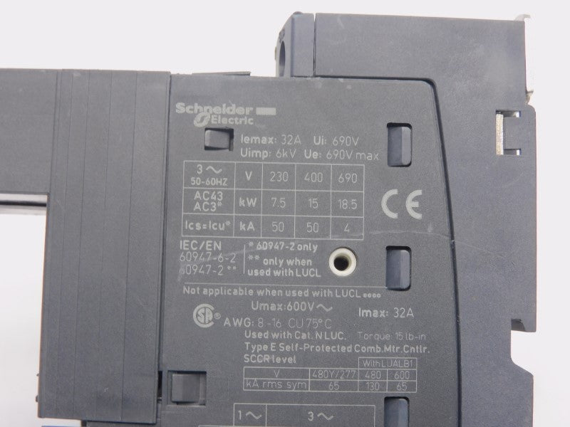 SCHNEIDER ELECTRIC LUB320 690V 32A UNMP