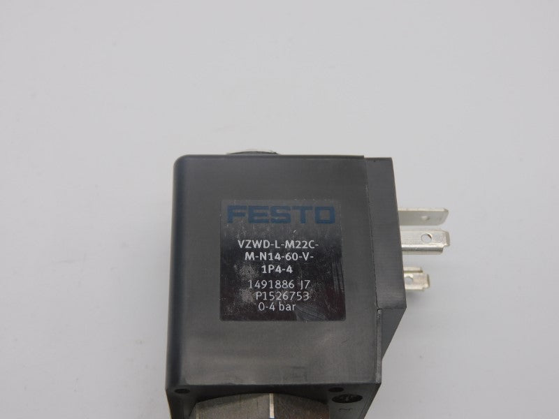 FESTO VZWD-L-M22C-M-N14-60-V-1P4-4 1491886 24VDC NSMP
